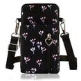 thumbnail image 1 of JANKS Bolso bandolera pequeño para mujer - Mini monederos para teléfono con correa cruzada y billetera - Bolso de nailon para brazo, 1 of 4