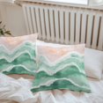 thumbnail image 6 of Sage Green Waves Coastal Throw Pillow Covers 18x18 Inch Set of 2, Green Ombre Summer Beach Oceans Waterproof Outdoor Pillow Covers, Decorative Cushion Pillowcases for Couch, Sofa, Bed, Garden, Patio, 6 of 9