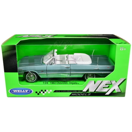 Chevrolet Impala SS 396 1965 Welly NEX Models 1/24 Bianco – Modello Pressofuso Da Collezione