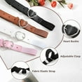 thumbnail image 5 of AWAYTR Kids Elastic Leather Belt - Adjustable PU Stretch Belt for Girls and Boys, 5 of 5