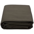 thumbnail image 5 of 2 Pack 5' x 7' Fire Retardant Canvas Tarp with Aluminum Grommets - Flame & Tear Resistant 16 oz Waterproof Polyester Tarp for Welding, Transport Vehicles & Outdoor Use, Olive Green, 5 of 6