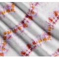thumbnail image 3 of Soimoi Orange Cotton Poplin Fabric Shibori Tie-Dye Decor Fabric Printed Yard 58 Inch Wide, 3 of 7