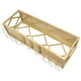 thumbnail image 6 of Wine Rack Bar Unit Floating Shelves Wall-Mounted Inverted Wine Bottle Holder Hanging, 6 of 12