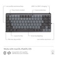 thumbnail image 6 of Logitech MX Mechanical Mini for Mac Wireless Illuminated Keyboard, Low-Profile Performance Switches, Tactile Quiet Keys, Backlit, Space Gray, 6 of 12