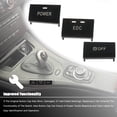thumbnail image 3 of 3x Control Panel Switch Button Shell for E90 E92 E93 M3 2005-2012 61317841136, 3 of 6
