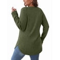 thumbnail image 4 of Fantaslook Long Sleeve Shirts for Women Casual Tunic Tops Dressy Crew Neck Pullover Fall Lightweight Sweaters for Women, 4 of 7
