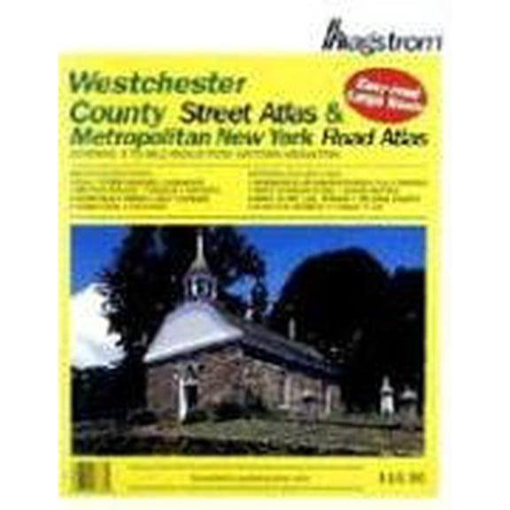 Pre-Owned Hagstrom Westchester County & Metro New York Large Scale: Covering a 75-Mile Radius from Midtown Manhattan (Spiral-bound) 0880970049 9780880970044