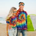 thumbnail image 2 of Conjunto de Disfraz Bombline Hippie años 70, 80 y 90 para Hombre, 4 Piezas, 2 of 6