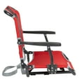 thumbnail image 5 of GCI Outdoor Big Comfort Stadium Seat With Armrests and Back Support for Bleachers, Red, 5 of 11
