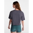 thumbnail image 3 of No Boundaries Boxy Cropped Graphic Tee, Women's and Women's Plus XXS-4X, 3 of 5