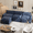 Blue, variant on Homall 3-seat L-shaped Cloud Couch Sectional Sofa with reversible toffee chair Movable Footrest Sofa, Gray