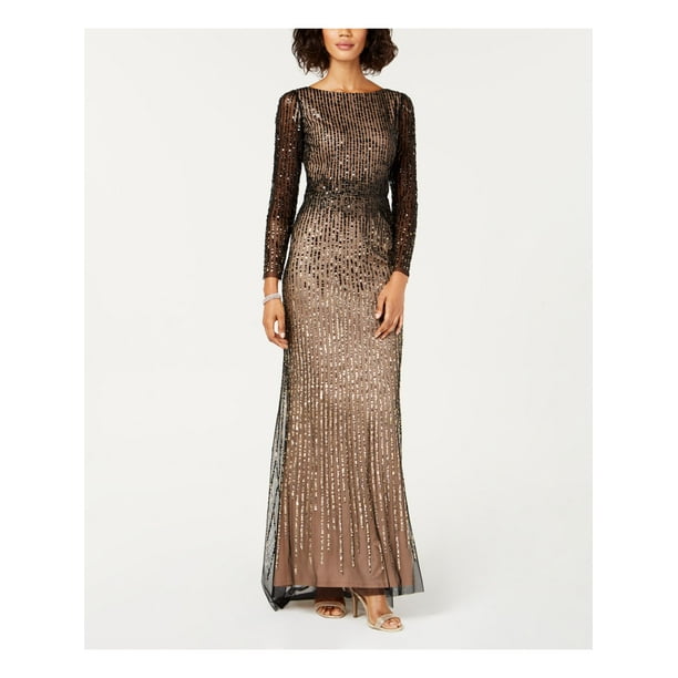 long sleeve full length evening gowns