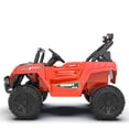 thumbnail image 5 of 12V Kids Ride on Car, Electric Off-Road UTV Truck with Remote Control, Anti-Collision Bar, High Chassis, Anti-Slip Wheels & 4-Wheel Suspension, Battery Powered Ride on Toy for Kids, Red, 5 of 7