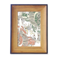 thumbnail image 1 of Marco de imagen Unbranded Ala carpa Bird Japan ukiyo 10.2 x 15.2 cm, 1 of 4