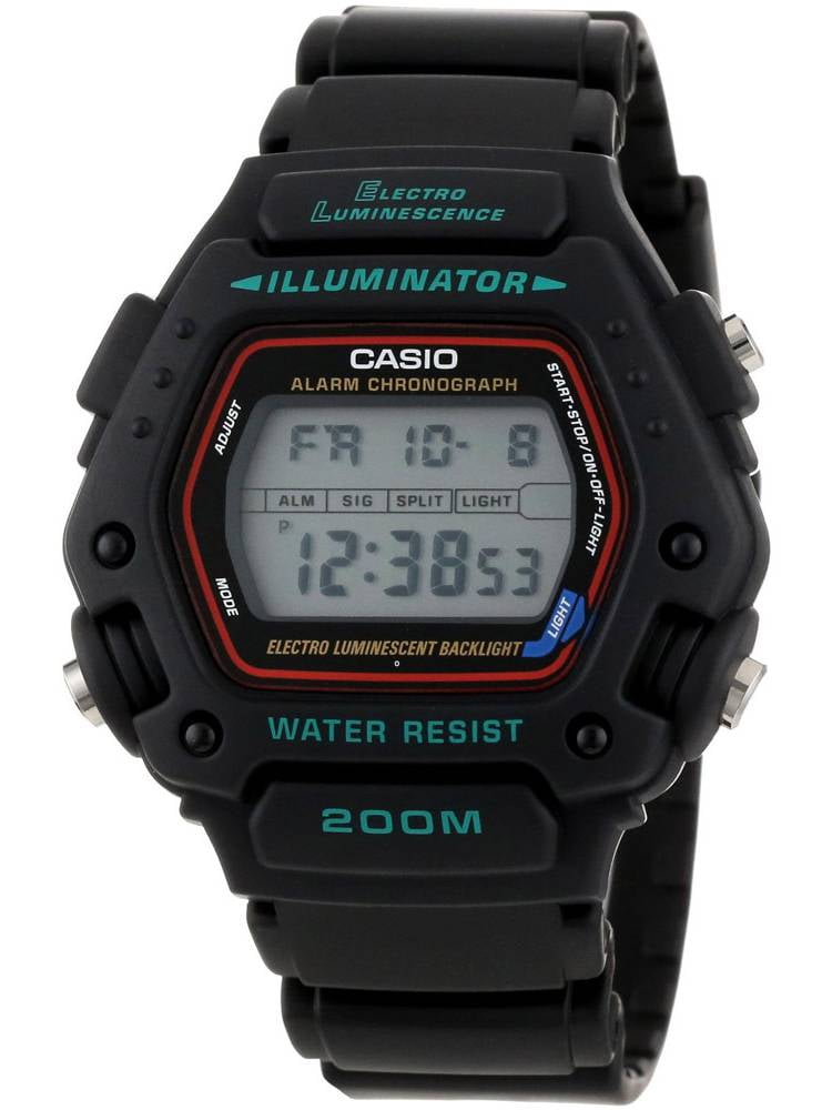 Casio Men's Digital Sport Watch, Black Strap - Walmart.com