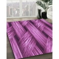 thumbnail image 2 of Ahgly Company Indoor Rectangle Patterned Medium Violet Red Pink Area Rugs, 8' x 12', 2 of 6