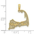 thumbnail image 2 of FJC Finejewelers 14k Yellow Gold Cape Cod Silhouette Charm, 2 of 5