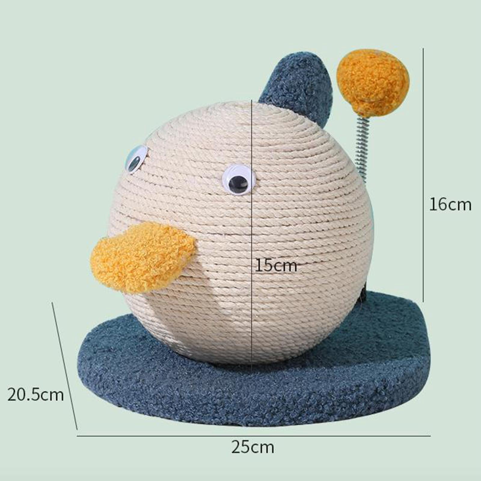 Bvdfgk Cat Scratcher Ball Exercise Interactive Toy Ball Furniture Protection Grind Claw Duck