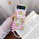 thumbnail image 1 of Funda de teléfono con patrón de aguacate Straberry Summer para Samsung Galaxy Z Flip 4 3 Flip3 Flip4 5G, funda con correa, bonitas fundas con bisagras de frutas, Capa zhangmengya LED, 1 of 2