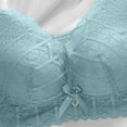 thumbnail image 6 of Sports Bras for Women Pack Add a Cup Size Push up Bra Large Size Thin Lace Bra Gathered Without Steel Ring Comfortable Fixed Adjustable Breast Collection Cotton, 6 of 7