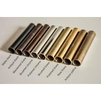 Brass Finishes Sample Kit – 6 Finish Swatches for Custom Handcrafted Brass Light Fixtures | Antique, Satin, Brushed, Unlacquered & More