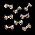 thumbnail image 3 of UDIYO 10pcs Nail Art Tips Stickers Decor Bowknot Alloy Jewelry Multicolor Glitter Rhinestone, 3 of 7