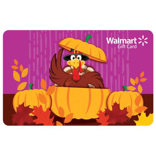 Fall Peeking Pal Walmart eGift Card