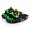 black, variant on Cartoon Shark Glow in the Dark Slippers EVA Non Slip House Slides