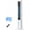 light white, variant on 45" Windowless Portable Evaporative Air Cooler, 3 Speeds, 4 Modes, 4L Tank, 12-Hour Timer, 120° Oscillation, Remote Control