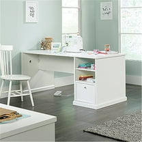 Sauder Craft Pro 65" Crafts Table in White