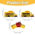 thumbnail image 3 of Cute Back to School Hair Claw Clip School Bus and Ruler Shaped Hairpins Playful All Purpose Hair Accessories for Girls Students Daily Use,10x5cm(C), 3 of 9