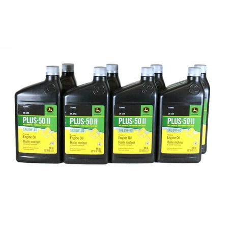 John Deere (8 PACK) Plus-50 II Full Synthetic SAE 0W-40 Engine Oil - TY26665