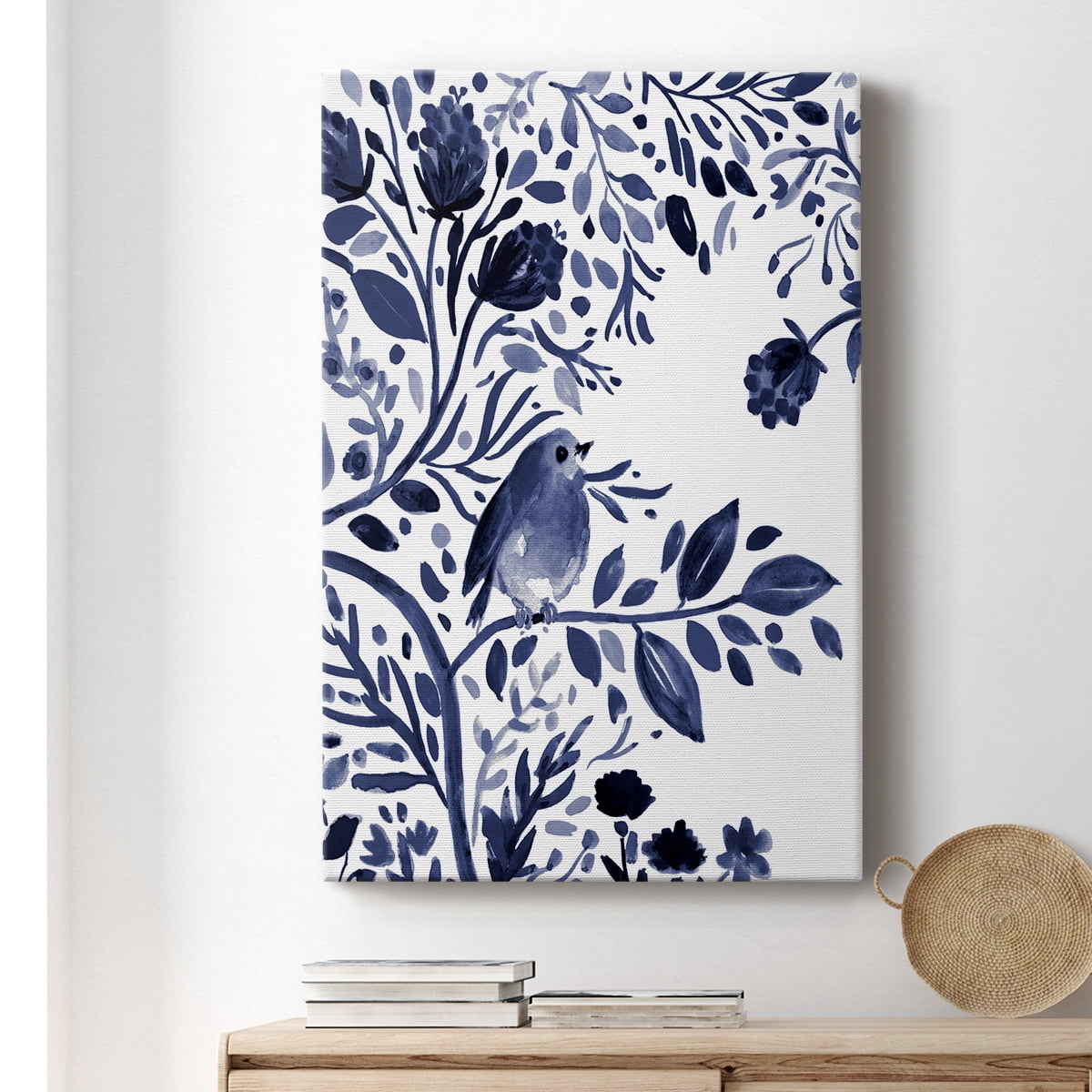 Indigo Song I Premium Gallery Wrapped Canvas - Ready to Hang