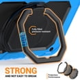 thumbnail image 6 of for Samsung Galaxy Tab S11 Case 11 inch, 360 Rotating Shockproof Cover with Stand, Handle, Shoulder Strap (SM-X730/X736B), Sky Blue, 6 of 7