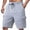 Light Gray, variant on FUZHIQ Mens Shorts Casual 6 Inch Inseam High Waist Drawstring Cotton Shorts Classic-Fit Walking Summer Shorts Pull-On Knit Shorts with Pockets Daily Wear,XXXL