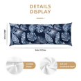 thumbnail image 3 of Balery Tropical Leaves Funda Protectora para Almohada Corporal de Algodón Hipoalergénico con Cierre(55 x 21 pulgadas), Almohadas No Incluidas, 3 of 7