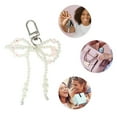 thumbnail image 3 of Unique Bargains 1 Pc Handbag Charms Keychains Faux Pearl Bow Bag Accessories Pink, 3 of 5