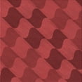 thumbnail image 1 of Ahgly Tapis d'Intérieur Lavable en Machine Carré Rouge Tomate, 8 Pieds Carré, 1 of 7