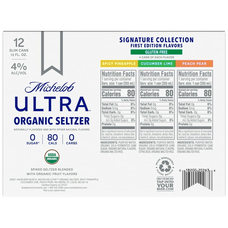 Michelob Ultra Organic Hard Seltzer