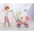 thumbnail image 6 of Rocking Horse for Toddlers 1-3 Years,4 in 1 Design, Kids Ride on Toy Balance Bike Push Cart with Detachable Balance Board,Fun Birthday Gift-Pink, 6 of 6