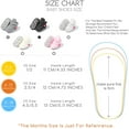 thumbnail image 6 of Newborn Baby Boy Girl Soft Fleece Booties Stay On Infant Slippers Socks Shoe Non Skid Gripper Toddler First Walkers Winter Ankle Crib Shoes, 6 of 6