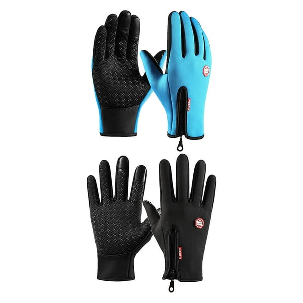 Guantes de invierno de 2 piezas con aislamiento a prueba de viento para motociclismo EstiloM Yuyangstore guantes de invierno