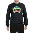 thumbnail image 2 of Wild Bobby, Pastel Color Hot Girl Summer, Streetwear, Unisex Crewneck Graphic Sweatshirt, Black, Small, 2 of 4