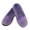 Smokey Purple, variant on Dearfoams Women's Rebecca Lightweight Cozy Memory Foam Closed Back Slipper with Wide Widths, Pewter Velour, 7-8
