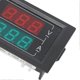 thumbnail image 3 of Compteur d'énergie monophasé, voltmètre numérique à 2 fils, ampèremètre, voltmètre, AC 60-500 V, 0-100 A, 3 of 4