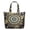 Decorative, variant on Healing Meditation Mala Duffel Abstract Trippy Travel Tote with Geometric Pattern, Spiritual Boho Style