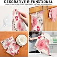 thumbnail image 7 of GZHJMY Rose Lips Kitchen Towels 18x28inch Ultra Soft Absorbent Quick Drying Kitchen Dish Towels Washable Cleaning Cloths Hand Towels Tea and Bar Towels, 6 Pack, 7 of 7