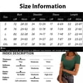 thumbnail image 2 of Lumtrix Women'S Short Sleeve Scoop Neck Ribbed Knit Fitted Dressy Casual Tops Tee Summer Slim Trendy Basic Shirts Beige L, 2 of 7