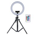 thumbnail image 4 of Anillo De Luz De Relleno Rgb De 26Cm Con Trípode Telescópico 3 Clips De Teléfono Juego De Lámpara De Relleno De Anillo De Control Remoto matsuzay EL011405-00, 4 of 5