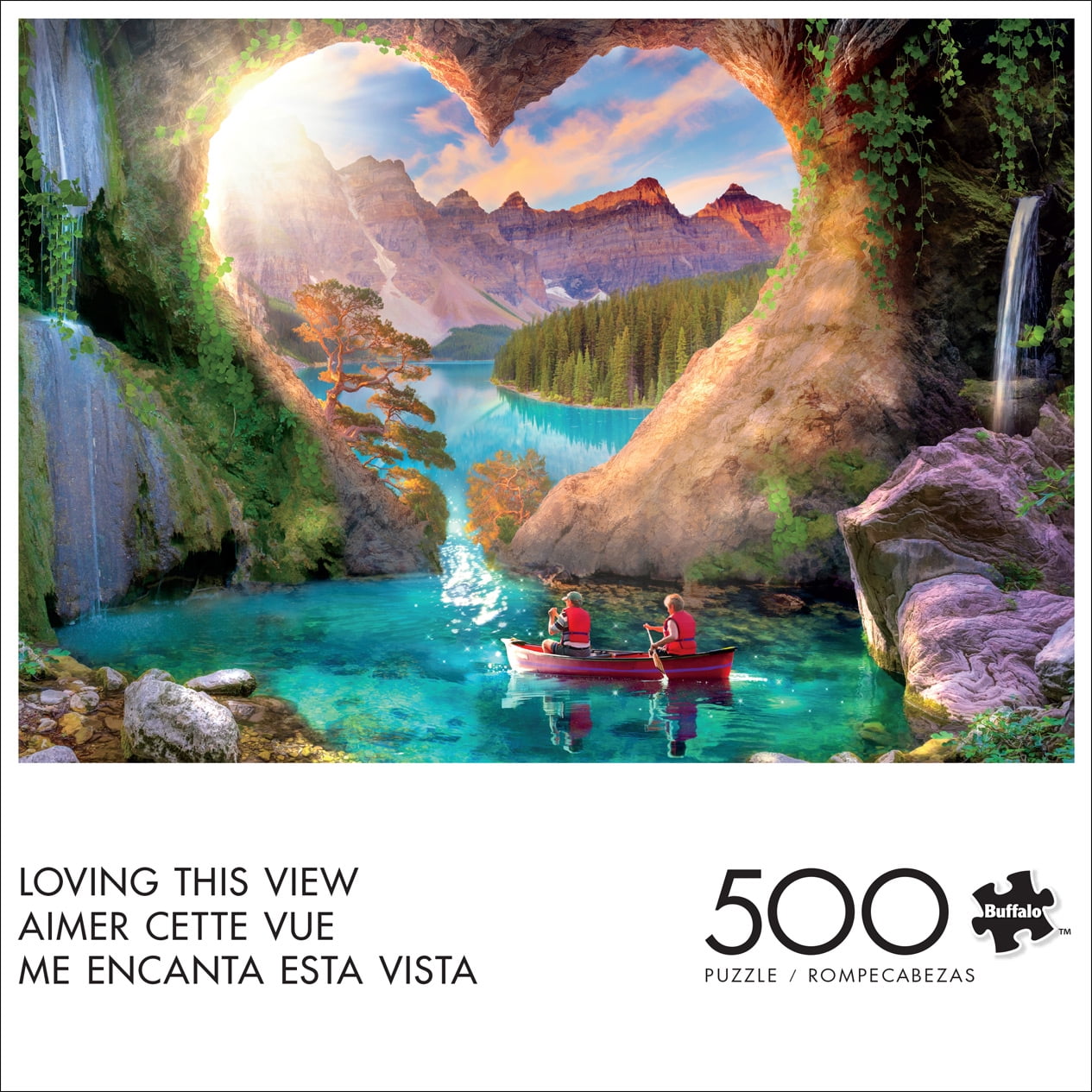 Buffalo Games Loving this View 500-Piece Interlocking Jigsaw Puzzle for Adults Ages 14+
